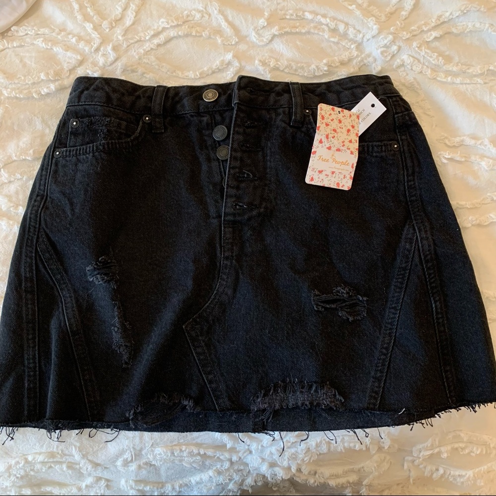 Free people Jean skirt size 26